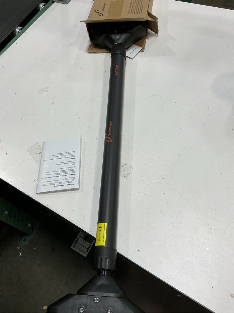 Condition photo showing Good Condition for Sportneer Pull Up Bar: Strength Training Chin up Bar No Screws - Adjustable 29.5''-37''(75-94cm) Width Locking Mechanism Pull up Bar for Doorway - Max Load 440lbs for Home Gym Upper Body Workout, Non-slip