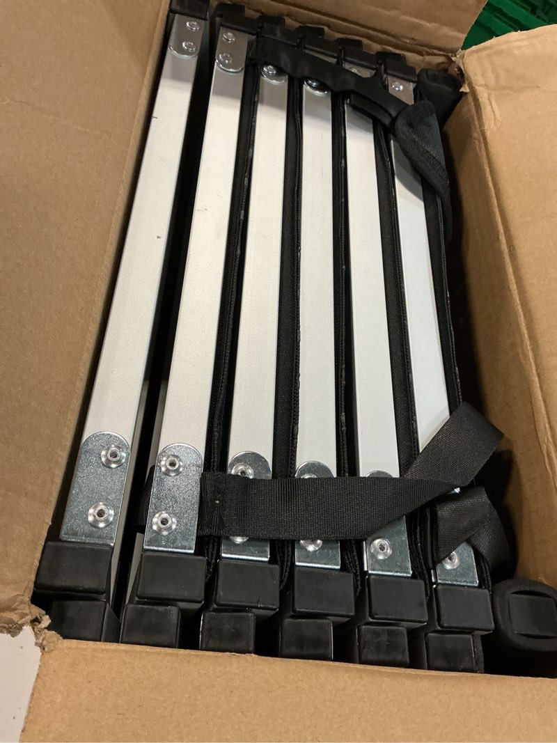 Condition photo showing Good Condition for dog stairs for large dogs - 6 step foldable dog ramp for car 43in non-slip surface support up to 230lbs - suitable for suv truck designed specifically for disabled dogs 6-steps 16" w x 38-43" h