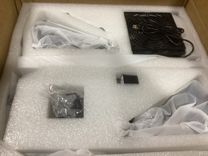 Condition photo showing Good Condition for Golf Simulator Projector Enclosure with Cooling Fan & Artificial Turf | Floor-Mounted Protective Cover for Enhanced Projector Protection