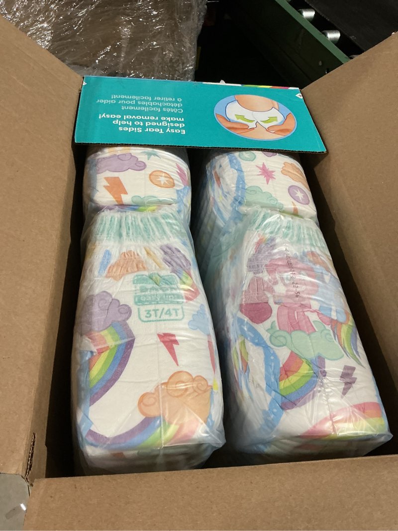 Condition photo showing Good Condition for Pampers Training Pants - Easy Ups Girls & Boys - Size 3T-4T, 124 Count, Peppa Pig Potty Underwear (Packaging May Vary) 3T-4T 124