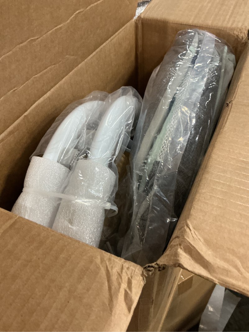 Condition photo showing New/Like New for Electric Baby Swing for Infants to Toddler, Portable Swing Rocker with 5 Point Harness, 5 Sway Speed, Bluetooth,12 Preset Lullabies with Remote Control, Infant Swing for Baby Boys & Girls, Grey Gray