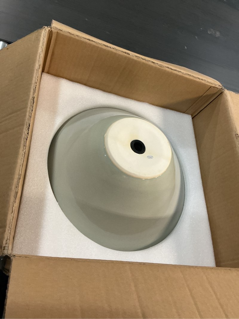 Condition photo showing New/Like New for bonsai pots 13 inch - ceramic succulent pots with drainage hole decorative plant pot indoor large outdoor planter modern flower pot for home garden office room decor gray gray (13.4 inch)