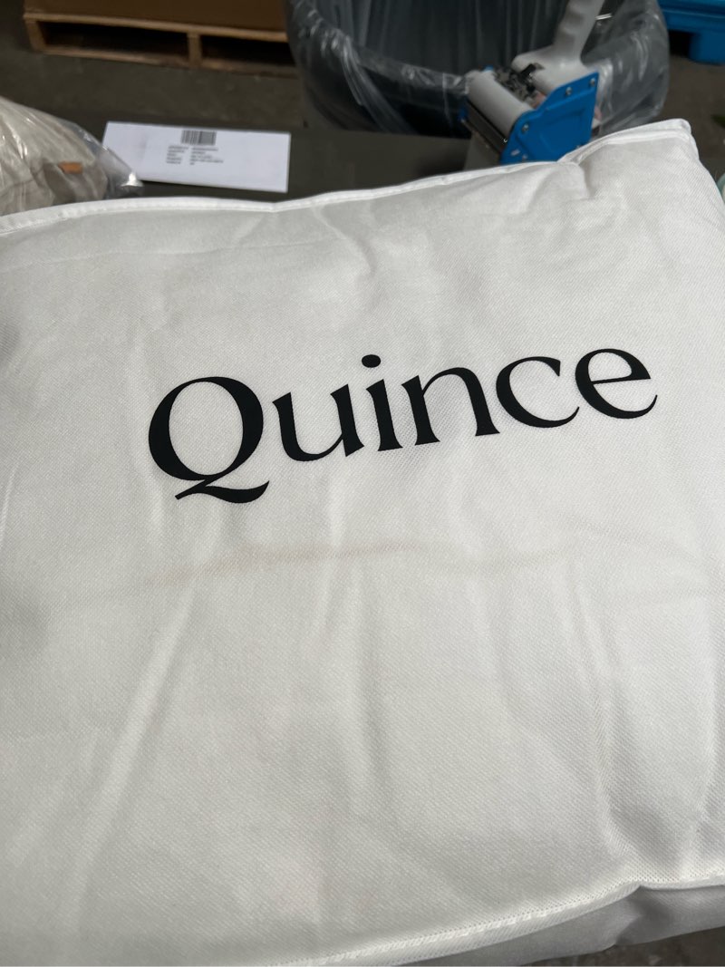 Condition photo showing New/Like New for lightweight premium down alternative comforter, full/queen, white
