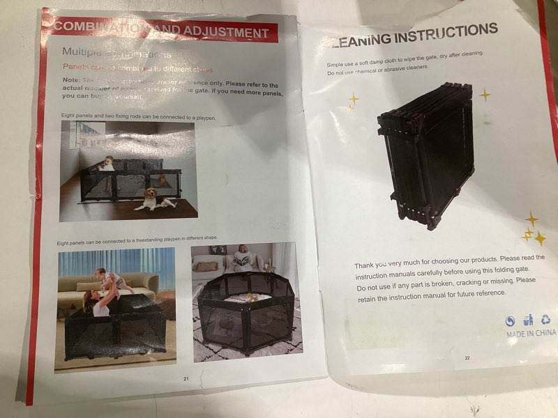 Condition photo showing Good Condition for (similar to stock photos, size unknown)extra wide baby gate