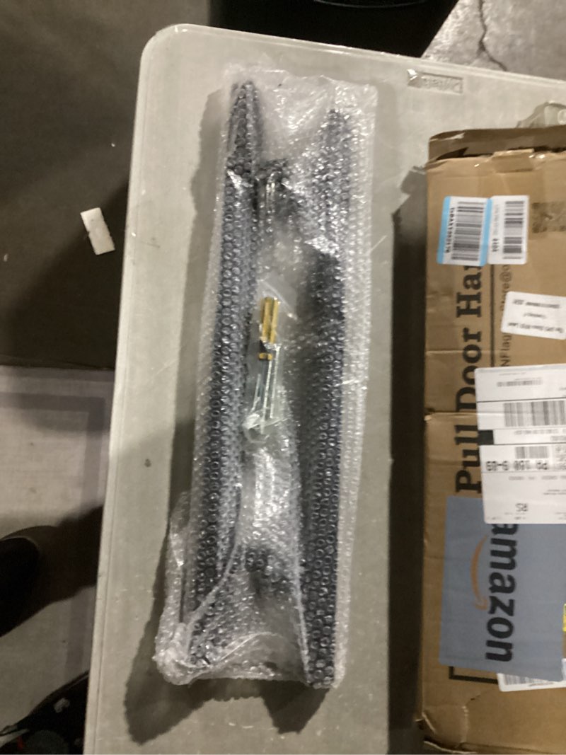 Condition photo showing New/Like New for Matte Black Square Barn Door Handles 12"/16"/18"/24"/36"/48"/59'', Pull Push Long French Door Handle Double Sided, Large Front Exterior Shower Door Pull Handles 24inch / 60cm Matte Black