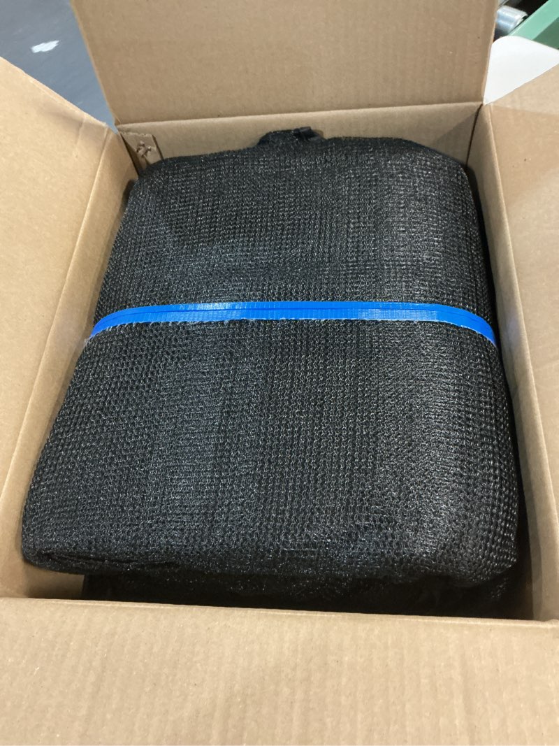 Condition photo showing New/Like New for trampoline replacement safety enclosure net for 6 straight poles round frame trampolines, breathable and weather-resistant trampoline net with adjustable straps (net only) 15ft frame
