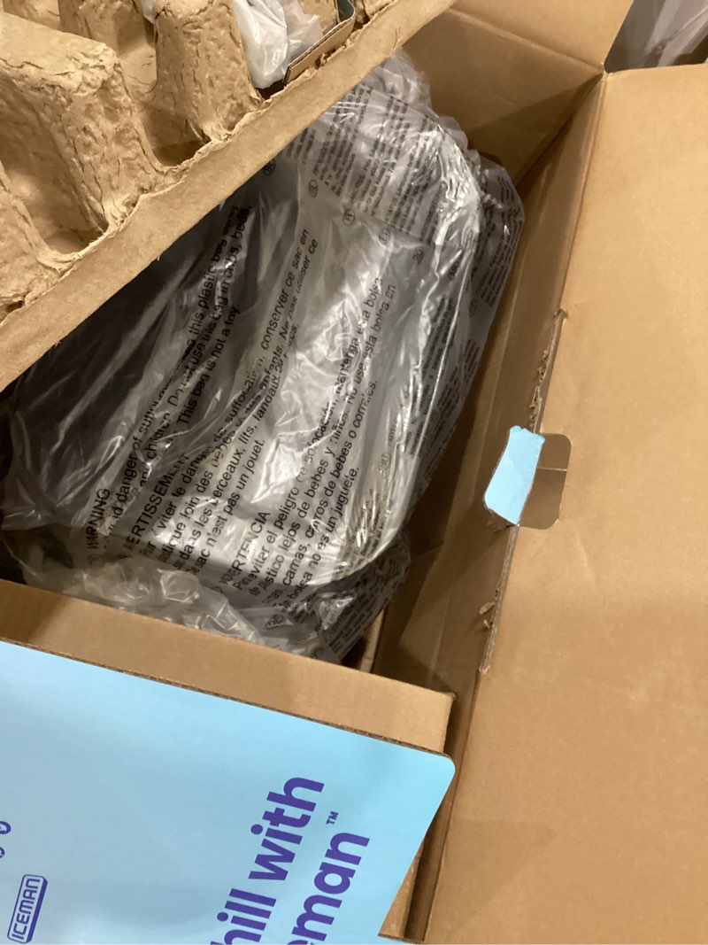 Condition photo showing Good Condition for Iceman by Chefman Ice Cream Maker, No Pre-Freezing with Built-In Compressor, Makes Ice Cream, Froyo, Sorbet, Sherbet, Italian Ice, Frozen Yogurt, Digital Display w/ 3 Presets, 2 Pint Inserts Included