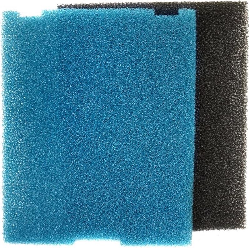 HQRP Coarse and Fine Flat Box Filter Foam Pads for Tetra SF1#26592, Tetra #19015 Submersible Pond Filter
