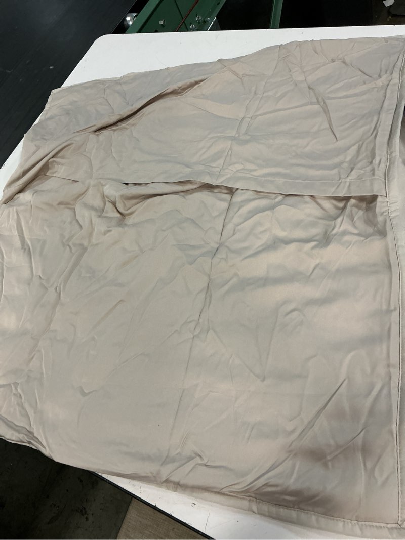 Condition photo showing As Is for quince bamboo dream quilted euro sham 26x26in/sand