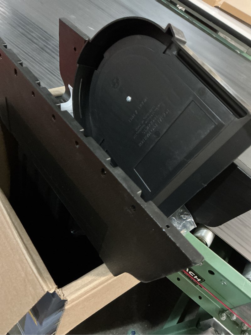 Condition photo showing As Is for (incomplete)postal pro hampton plastic mailbox and post kit - black