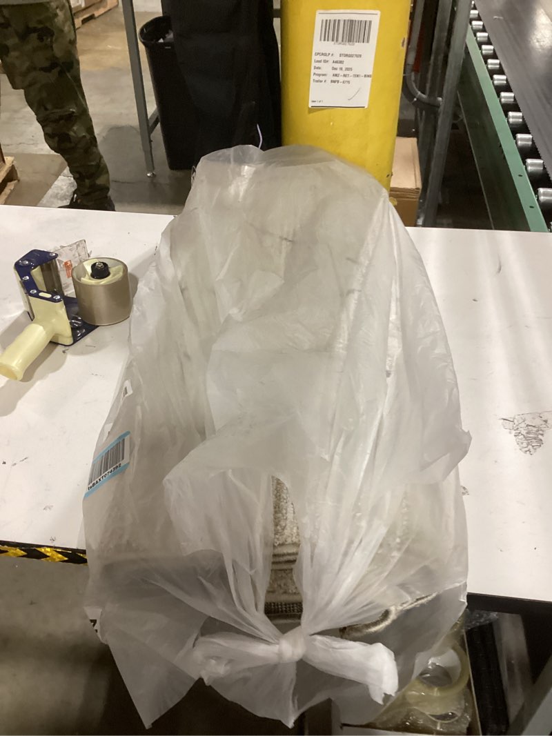 Condition photo showing As Is for Loloi II Darby Collection DAR-03 Sand/Charcoal 2'-7" x 8'-0" Runner Rug