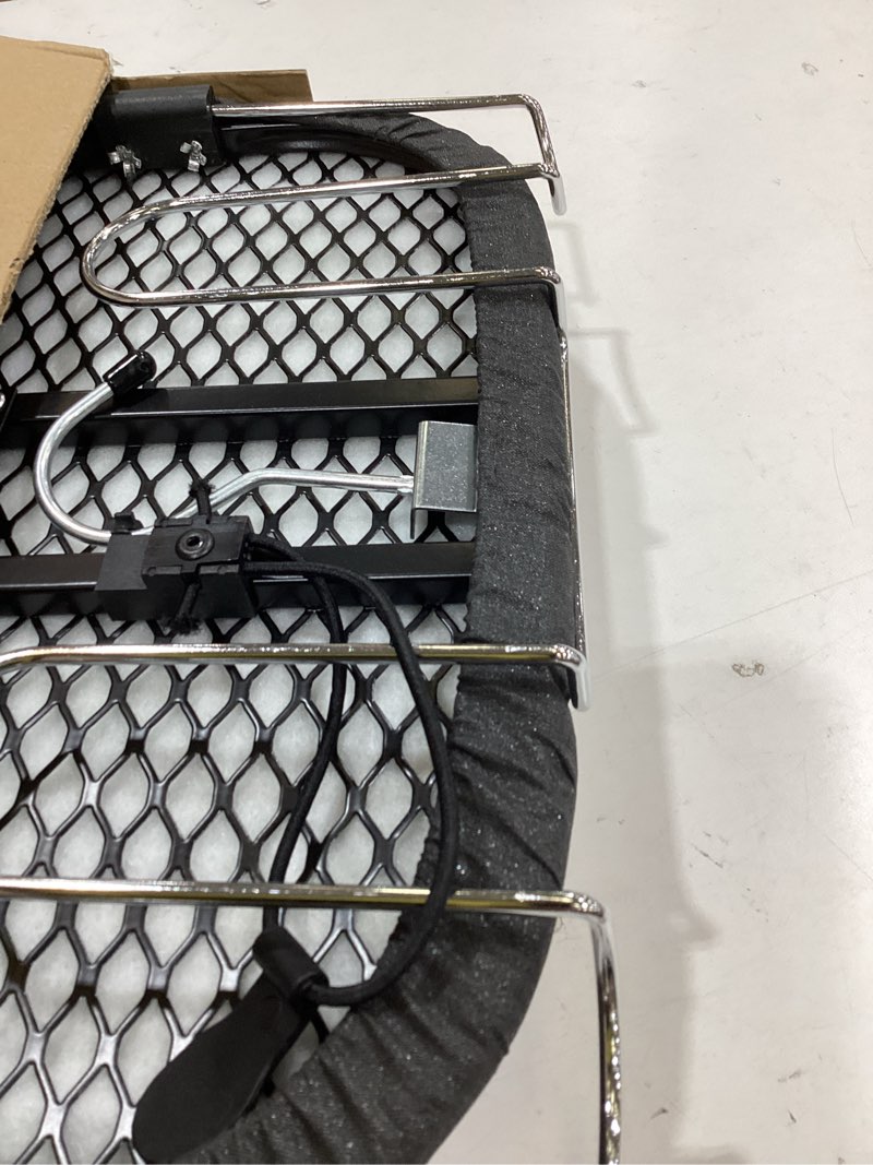 Condition photo showing Good Condition for zoes homeware metal mesh panel tabletop ironing board | foldable iron board | heavy duty small iron board with heat resistant cover and 100% cotton 8mm thicken pad | 31.5"x11.8"x6.2" black/grey