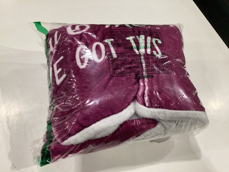 Condition photo showing Good Condition for wolf creek blanket co. - compassion blanket - (50x65) “you and me we got this” strength courage super soft warm hugs, get well gift blanket healing thoughts positive energy love & hope & fluffy comfort