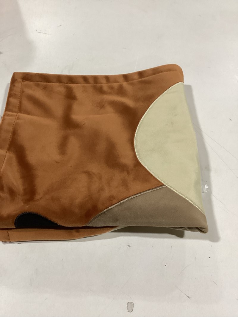 Condition photo showing New/Like New for Yangest Burnt Orange Decorative Velvet Throw Pillow Cover Striped Patchwork Cushion Case Modern 18x18 Inch Pillowcase for Sofa Couch Bedroom Living Room Home Decor Burnt Orange 18" x 18" (Pack of 1)