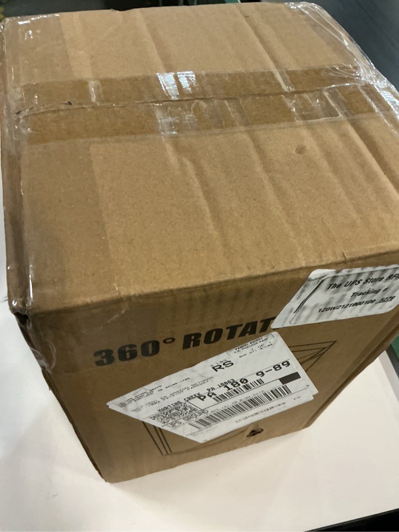 Condition photo showing Good Condition for Multifunction Bathroom Kitchen Corner Locker Cosmetic Storage Rack Cabinet Storage Shelf Rotating Triangle Shelf (Single Layer)