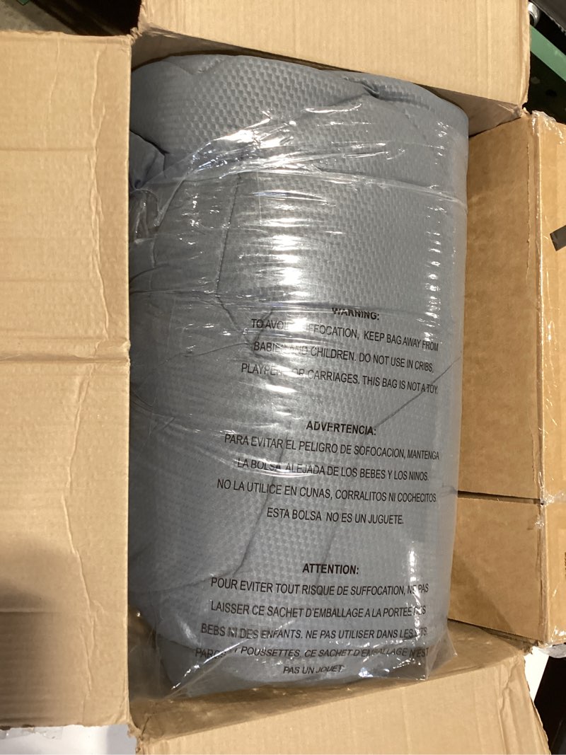 Condition photo showing Good Condition for elven home mattress pad waterproof, cooling mattress topper noiseless, leak proof mattress protector deep pocket washable, quilted fitted soft mattress pad cover, grey