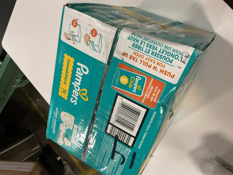 Condition photo showing New/Like New for pampers swaddlers diapers, size 0 (up to 10 lbs), 140 count, absorbent, keeps baby dry and comfortable, skin safe disposable baby diaper (packaging may vary) newborn 140