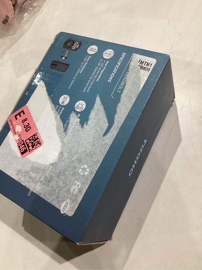 Condition photo showing Good Condition for TEEHO TE002 Fingerprint Door Lock - Keyless Entry Electronic Keypad Deadbolt with 2 Backup Keys - Auto Lock - Easy Installation - Smart Locks for Front Door - Oil-Rubbed Bronze Oil Rubbed Bronze