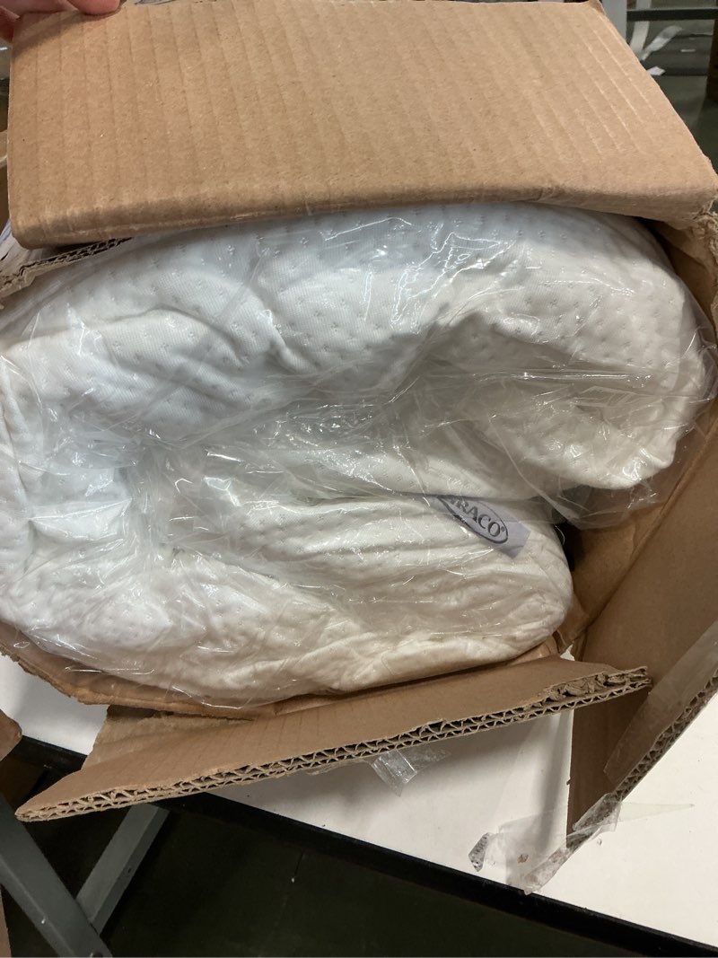 Condition photo showing Good Condition for Graco Premium Crib & Toddler Mattress – GREENGUARD Gold Certified, Machine-Washable OEKO-TEX STANDARD 100 Certified Cover with Waterproof Surface, Fits Any Standard Full Size Baby Crib & Toddler Bed