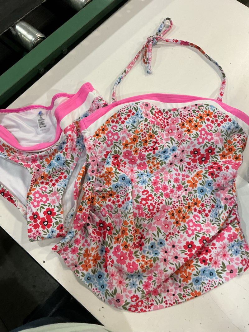 Condition photo showing Good Condition for jolefille tankini swimsuits for women two piece strapless bandeau bathing suits tops full coverage modest swim suits 2026 size:s
