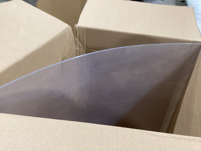 Condition photo showing Good Condition for CLAWGUARD Plexiglass Universal Scratch Shield – 32x24 in. Clear Door Scratch Protector Dog & Cat – Wall, Door & Furniture Cat Scratch Protectors Universal Shield Wide