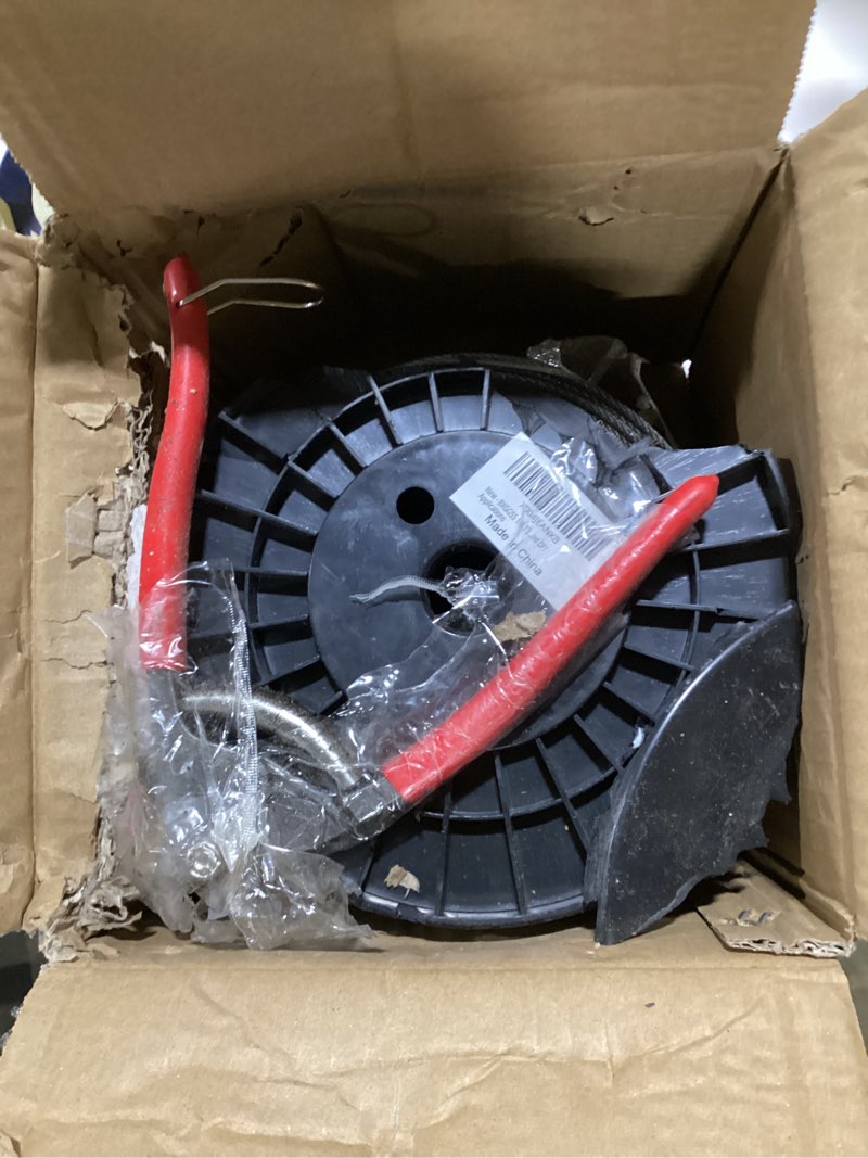 Condition photo showing Good Condition for 1/8 T316 Black Stainless Steel Cable – 650FT Heavy Duty Wire Rope for Cable Railing Kit and Hardware – Black Coated, Rustproof, Flexible for Outdoor and DIY Applications 650FT 1