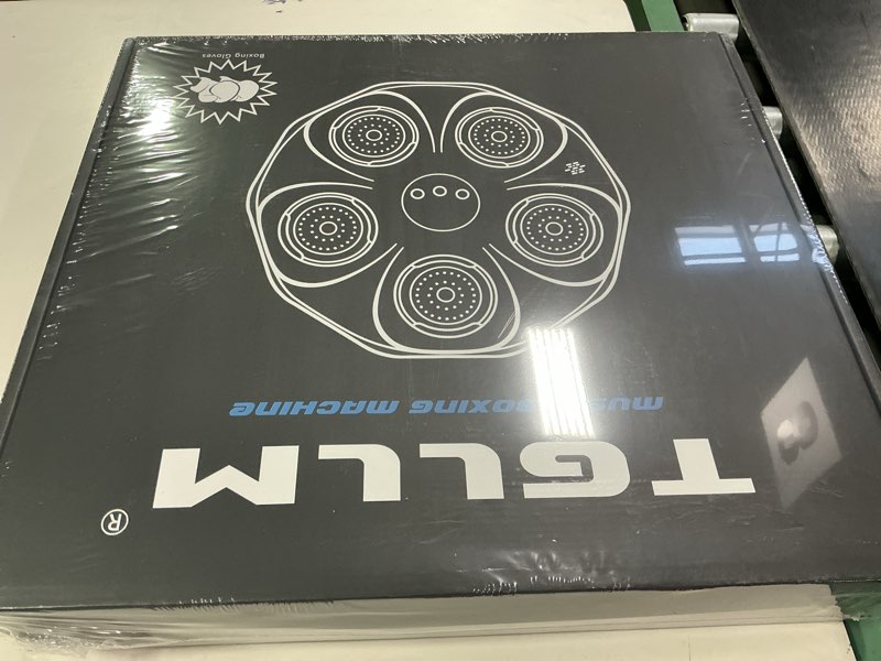 Condition photo showing New/Like New for Music Boxing Machine, Interactive Punching Trainer with Boxing Gloves, Large Size Wall Mounted Electronic Boxing Target for Adults Kids, 9 Modes & 9 Speeds Black