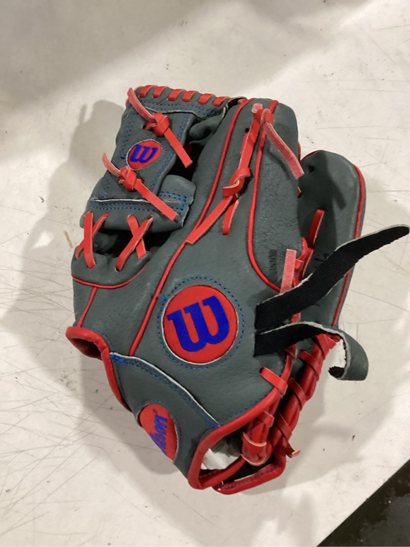 Condition photo showing Good Condition for wilson | a450 | adult + youth baseball glove + mitt | sizes 10.75" - 12" | right + left hand throw | multiple styles grey/red/royal 10.75" | infield right hand throw