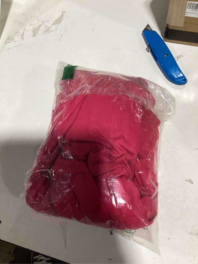 Condition photo showing Good Condition for anrabess women's summer casual long maxi beach vacation dresses sleeveless square neck flowy tiered sun dress with pockets small rose pink