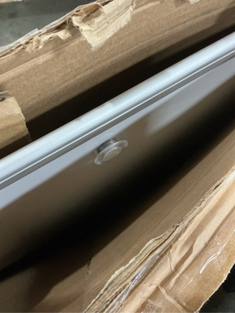 Condition photo showing Good Condition for amazon basics magnetic dry erase whiteboard, 36"w x 24"h, aluminum frame, silver/white, easy to install and clean silver/white 36"w x 24"h
