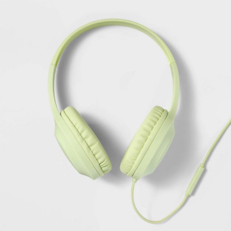 Heyday Wired On-Ear Headphones 1 Pair (BLACK)