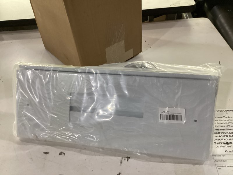 Condition photo showing Good Condition for max 95"sliding door air conditioner vent kit with screen net & 2 weather strippings energy saving airtight universal 5.0/5.9 inch ac hose coupler portable ac balcony door plates kit without hose max height 95" & universal adapter
