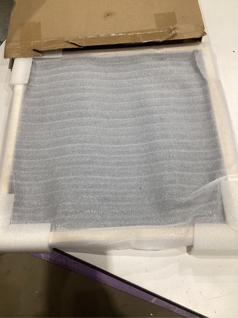 Condition photo showing Good Condition for 1 16x16 picture frame white solid wood for mat 12x12 wall mounting square poster frames 1 16x16 inch