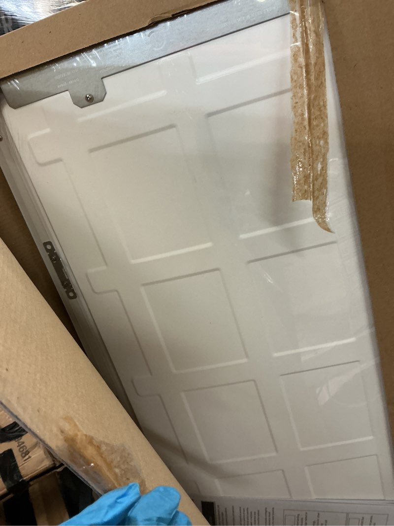 Condition photo showing As Is for lithonia lighting 4-ft x 2-ft bright white led panel light
