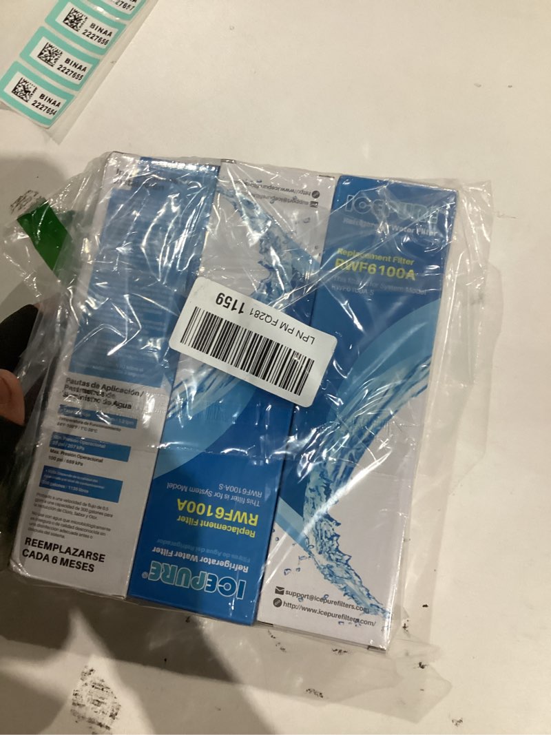 icepure refrigerator water filter replacement for bosch ultra clarity pro borplftr50, borplftr55, 11