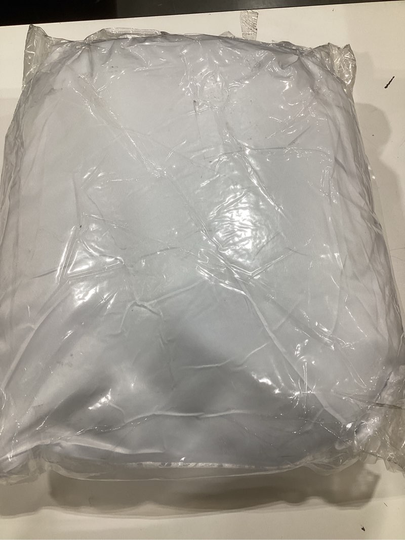 Condition photo showing As Is for mixweer 2pcs wedding embroidered kneeling pillows nuestra boda 18 x 18 inch embroidered prayer pillow satin and lace kneeling white/silver, cojines para boda, decoracion (with 2 pillows)