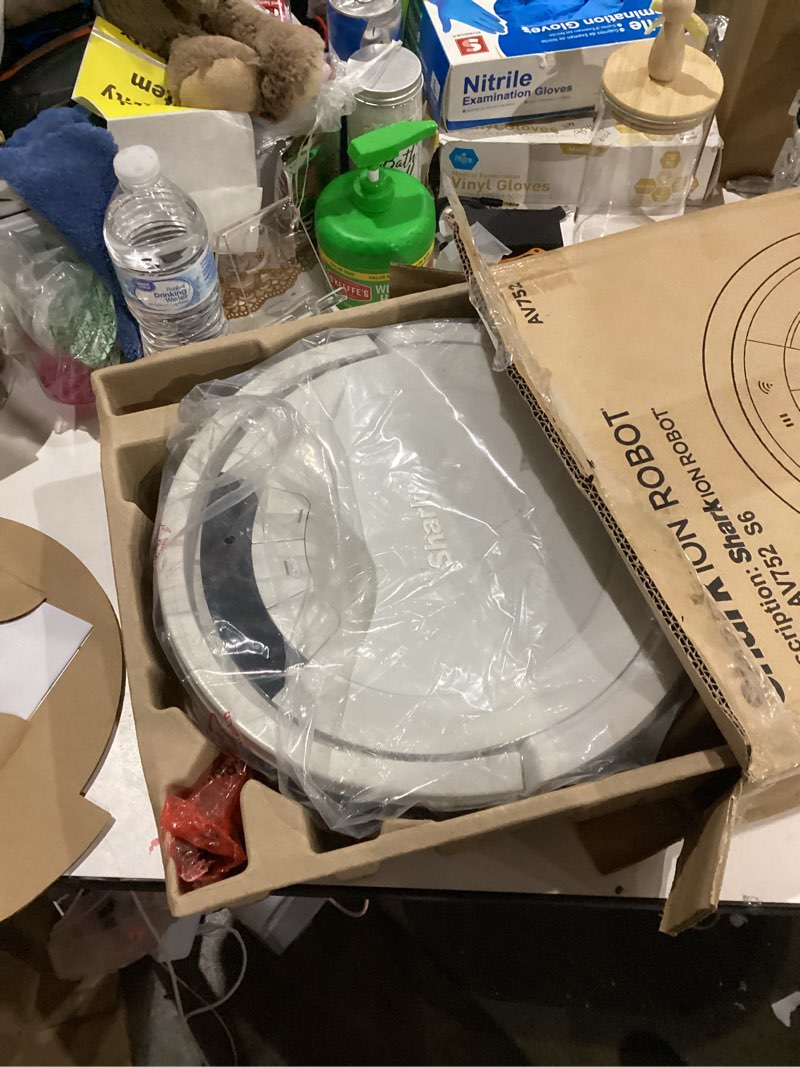 Condition photo showing Good Condition for Shark AV752 ION Robot Vacuum, Tri-Brush System, Wifi Connected, 120 Min Runtime, Works with Alexa, Multi Surface Cleaning, White ION Robot (White)