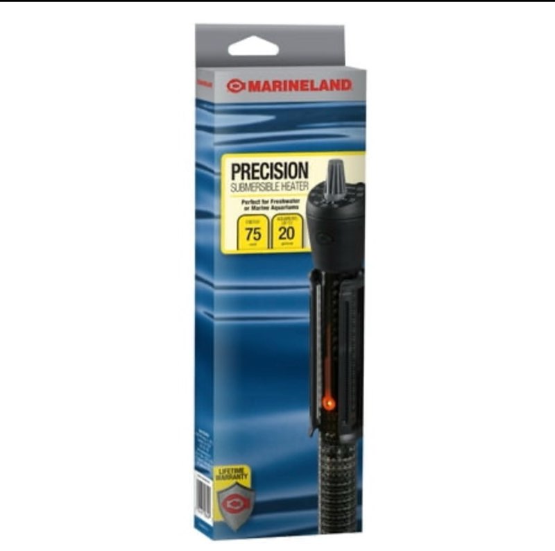 Marineland Precision Aquarium Heater  Up to 20 Gallons  75-Watt