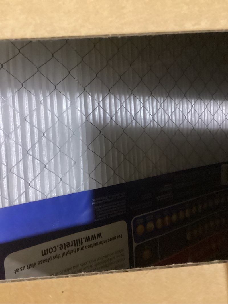 Condition photo showing Good Condition for filtrete 24x24x1 ac furnace air filter, merv 13, mpr 1900, premium allergen, bacteria & virus filter, 3-month pleated 1-inch electrostatic air cleaning filter, 2-pack (actual size 23.81x23.81x0.78 in)