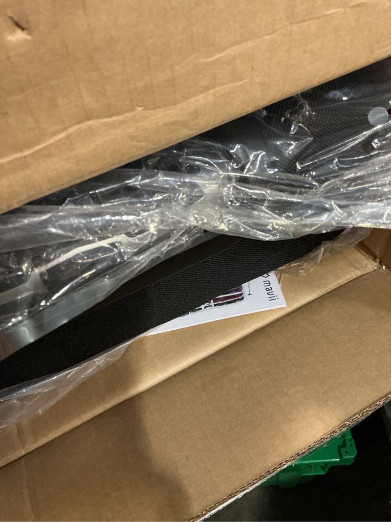 Condition photo showing New/Like New for Mavii Dance Bag with Garment Rack, 28 Inch Rolling Duffel, Ideal for Competitions & Travel, Water-resistant/Wipe-clean Fabric, Lightweight Aluminum Rack, Wheeled Upright Luggage, Lavender