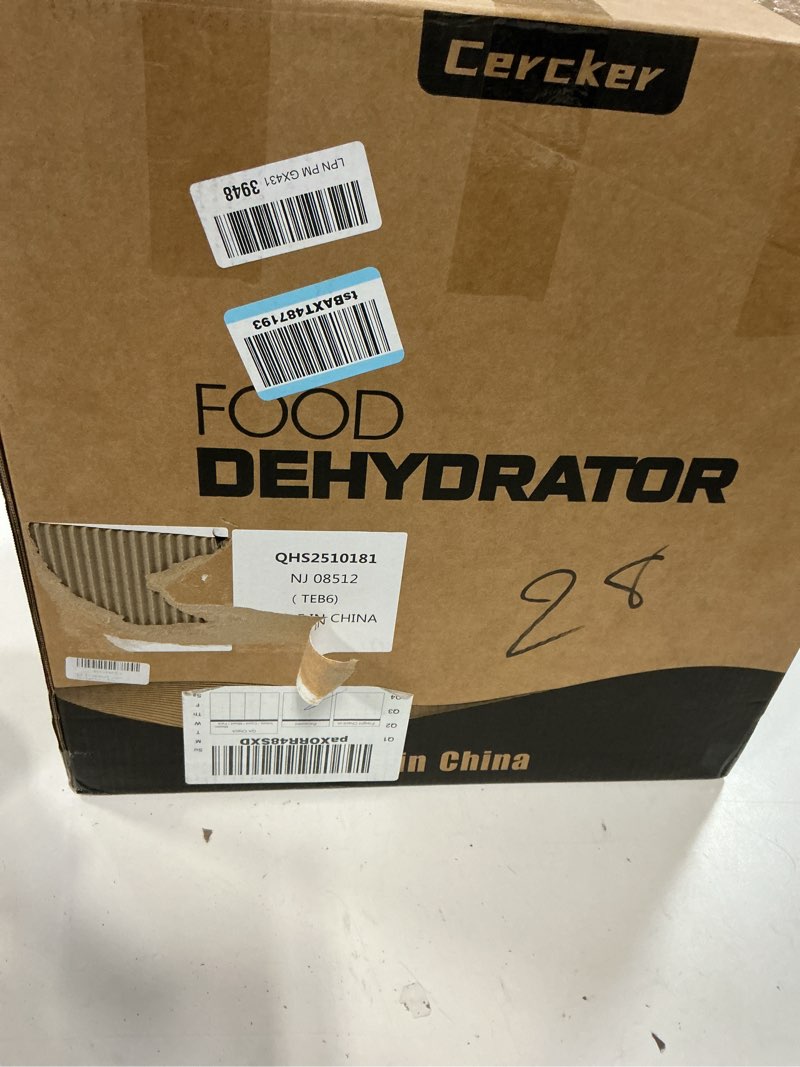 Condition photo showing Good Condition for food-dehydrator machine 12 stainless steel trays, 10.9ft² meat dehydrator for jerky, 800w dryer for herbs, 190ºf temperature control,24h timer,powerful drying capacity for fruits,yogurt 12 trays