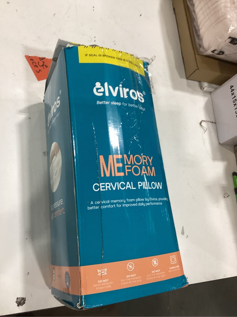 Condition photo showing As Is for lviros cervical memory foam pillows for neck and shoulder pain