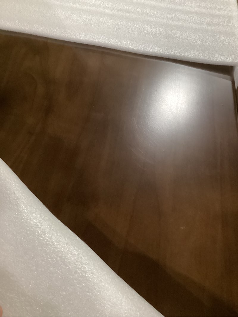 Condition photo showing Good Condition for widen solid wood desk with drawers,39"x24" wood writing desk for small space,student computer pc desks,home desks for work,gaming study desk for bedroom escritorios desk table (walnut, 39“) walnut 39"