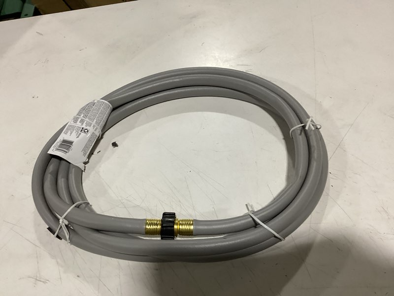 Condition photo showing New/Like New for project source project source 5/8-in x 15-ft light -duty vinyl gray hose