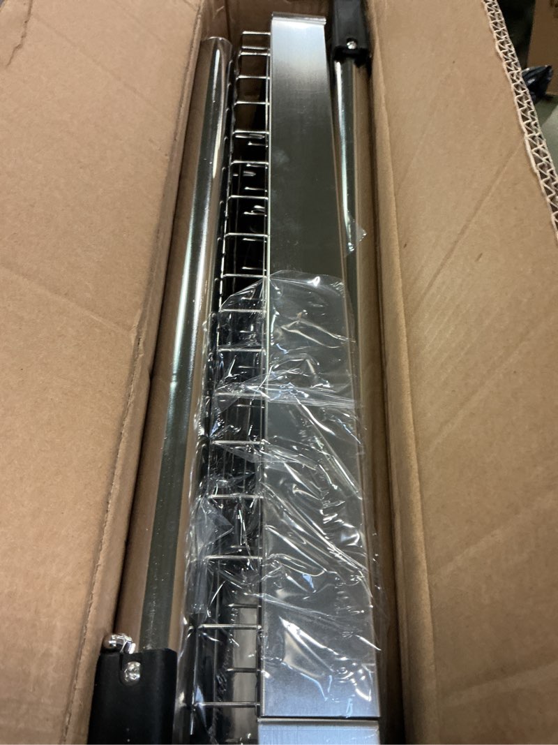 Condition photo showing Good Condition for VNKZI Over Sink Dish Drying Rack, 2 Tier Full Stainless Steel Storage Adjustable Length (25.98'' to 36.61'') Kitchen Rack, Multifunctional Expandable Counter Organizer, Space Saver Dish Rack Silver 2 Tier