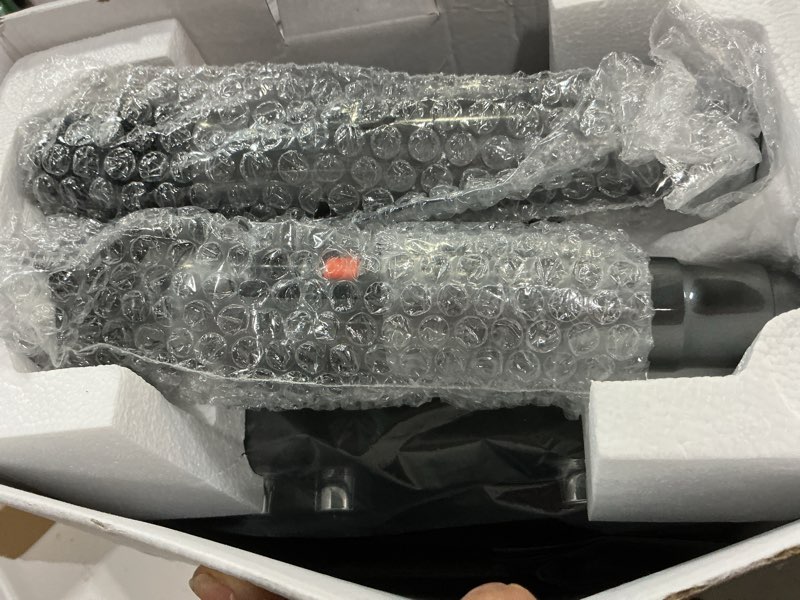 Condition photo showing New/Like New for vosoco karaoke machine with 2 wireless microphones, portable bluetooth speaker for adults kids, pa systems support tws echo adjust tf usb aux for home party outdoor travel t03-2 mics