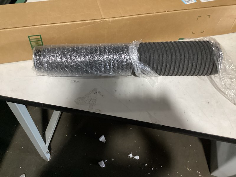 Condition photo showing As Is for OLANLY Front Door Mat Indoor Outdoor Entrance, Waterproof Heavy Duty Doormat, Fade Resistant, Low Profile, Easy Clean Patio Porch Welcome Floor Mats for Entry, 35x23, Charcoal Grey 35" x 23" Charcoal Grey