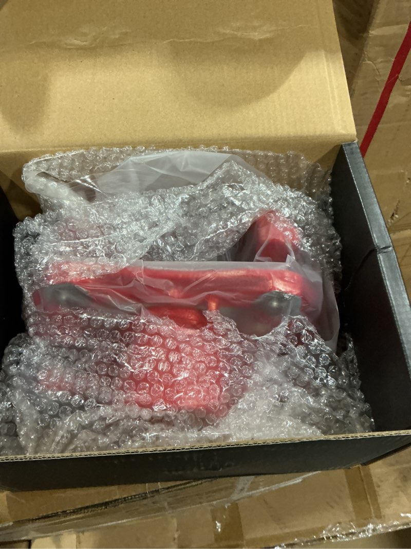 Condition photo showing As Is for TRQ Front Left Brake Caliper w/Bracket Performance Red Drivers Side Compatible with 2006-2011 Chevrolet HHR 2004-2008 Malibu 2006-2007 Pontiac G6 2007-2008 Saturn Sky