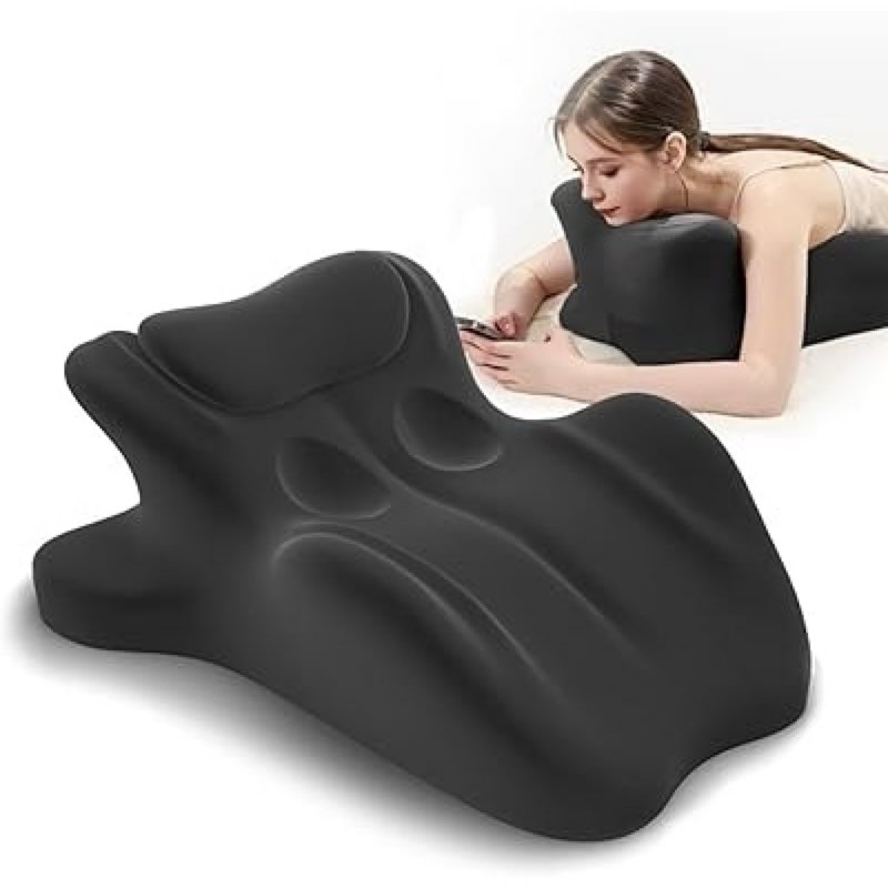 ergonomic memory foam wedge pillow (similar to stock photo)