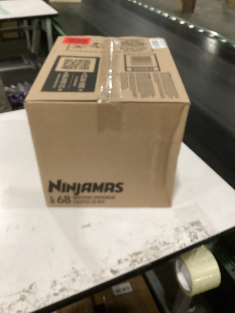 Condition photo showing New/Like New for Ninjamas Boys Bedwetting Nighttime Underwear, Size L Pull Ups for Boys (64-95+ lbs), 68 Count, Training Pants, Overnight Underwear Kids, Ultra Absorbent, Hypoallergenic Large 68